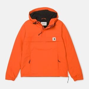 CARHARTT Nimbus Half Zip Fleece Lined Jacket Persimmon Orange Small